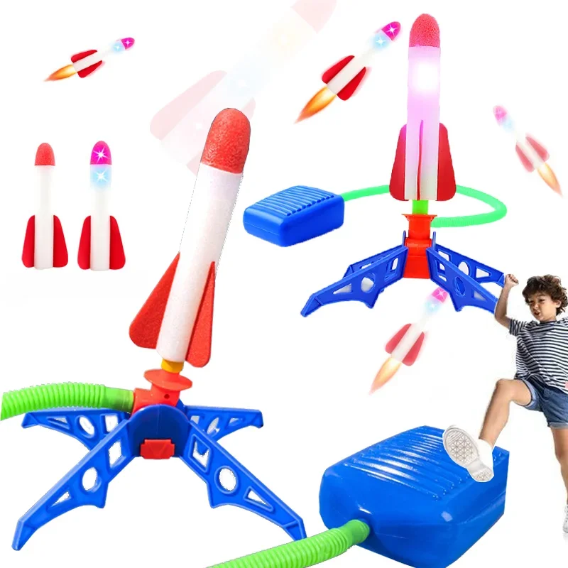 Kids Outdoor Gear - Lanzador de cohetes para niños, juguete
