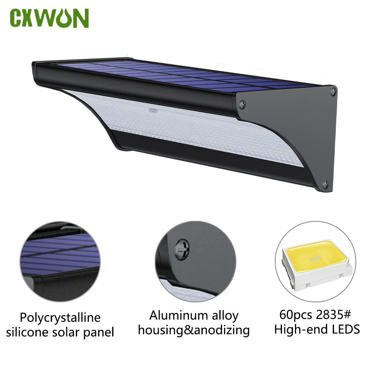 Balance Beam Outdoor - Luz Solar de pared para exteriores,