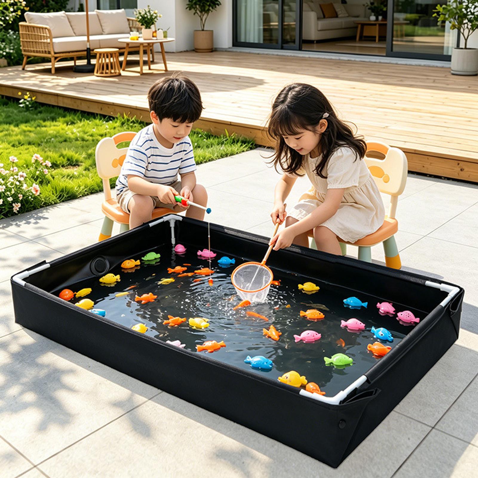 Kids Outdoor Picnic Table - Caja de Arena Plegable para Niños,
