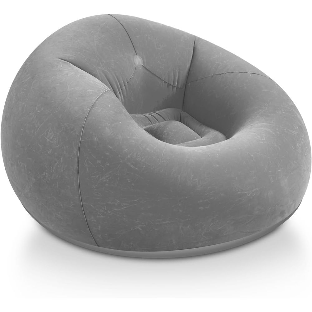 Kids Outdoor Bean Bag - Sillones Inflables Tipo Puff, Sofá Gris