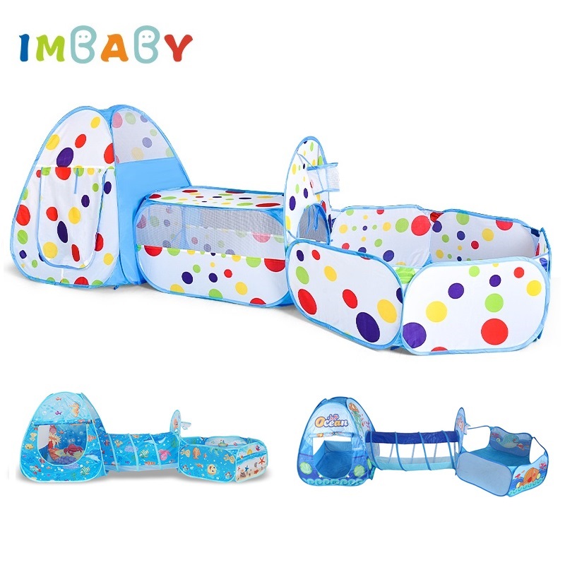 Kids Outdoor Tunnel - IMBABY-tienda plegable 3 en 1 para
