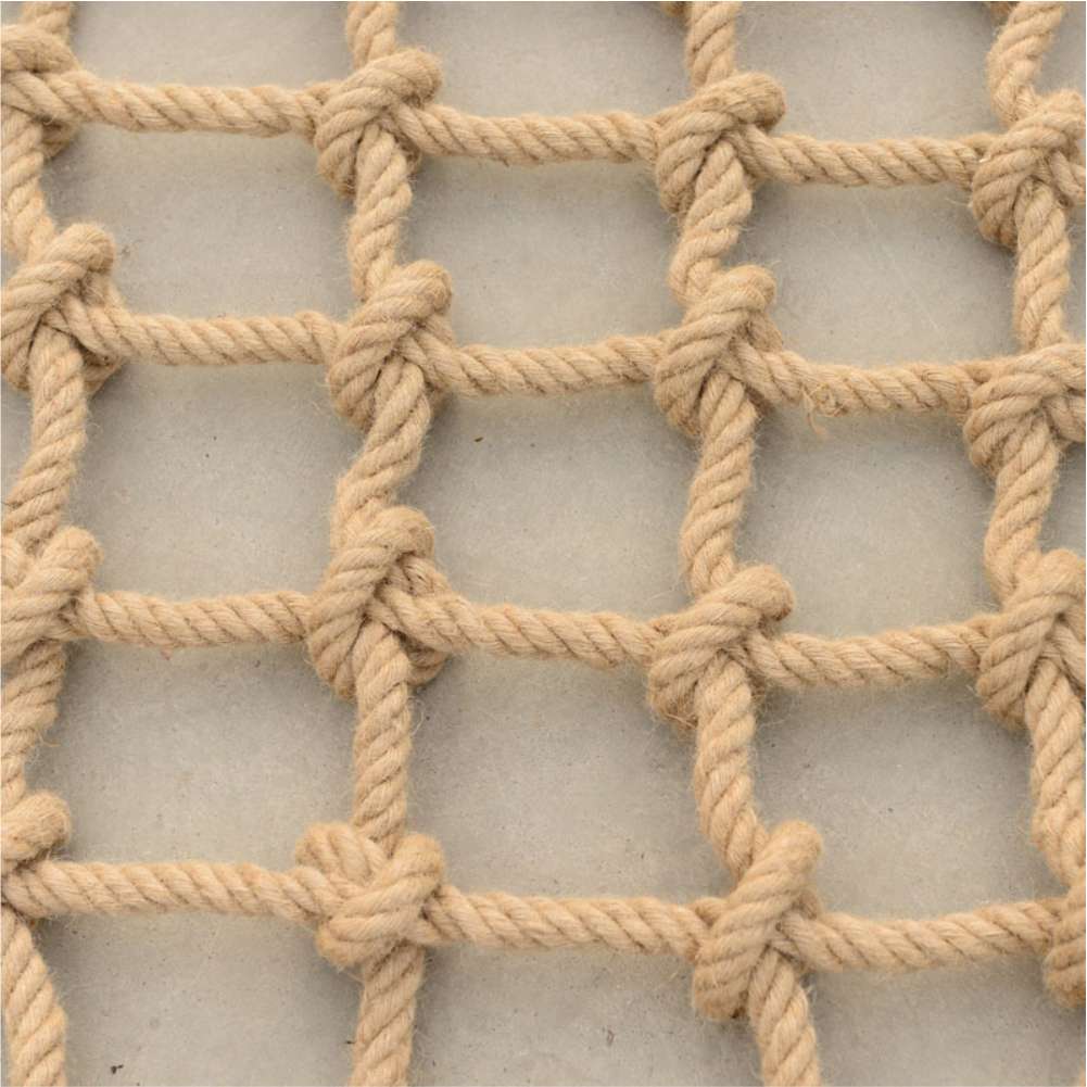 Kids Outdoor Net - Red de cuerda de cáñamo para