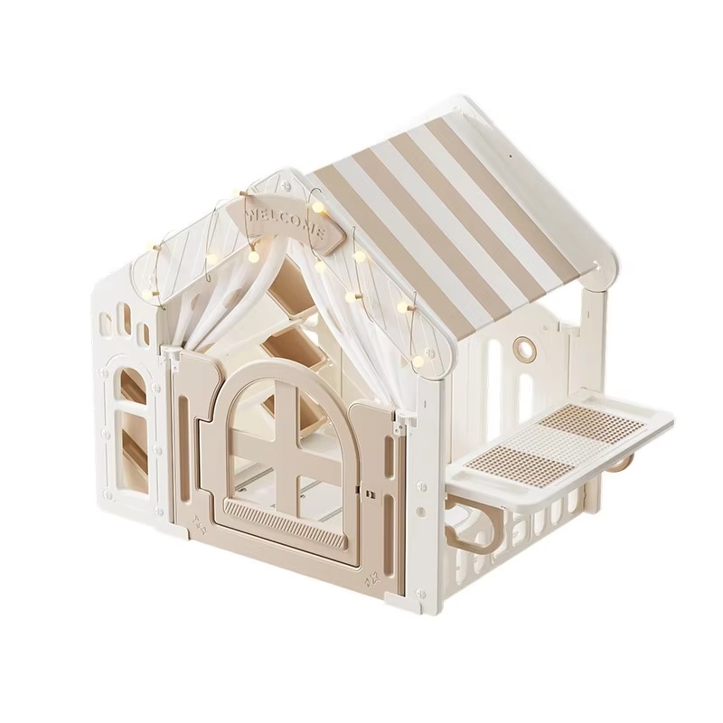 Kids Outdoor Playhouse - Moderna Casa de Juegos de Plástico