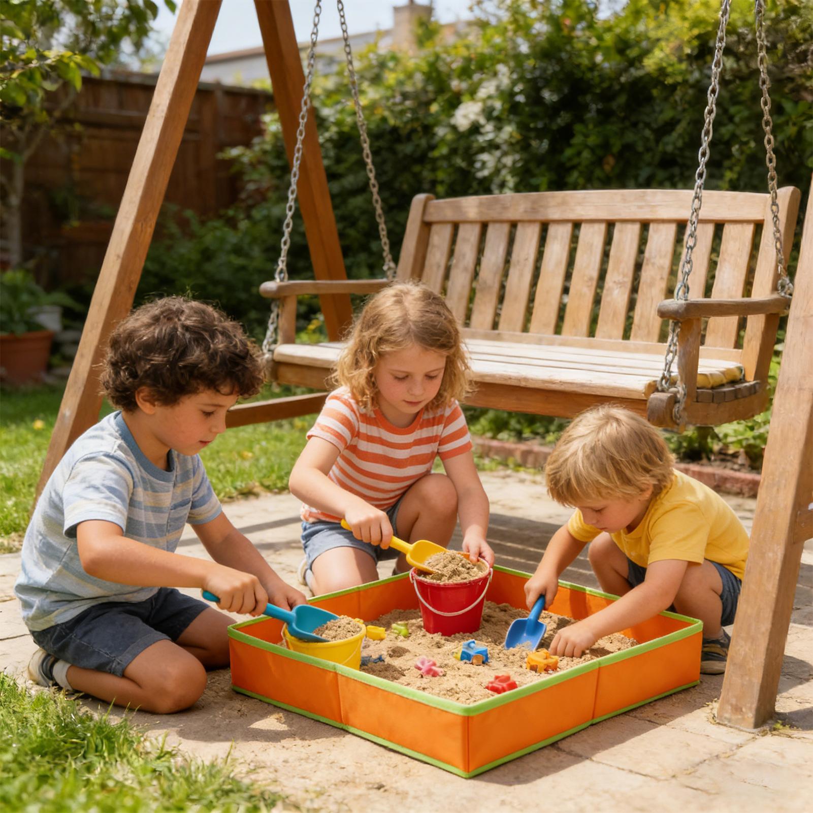 Kids Outdoor Tunnel - Mesa de Arena para Niños, Juguete