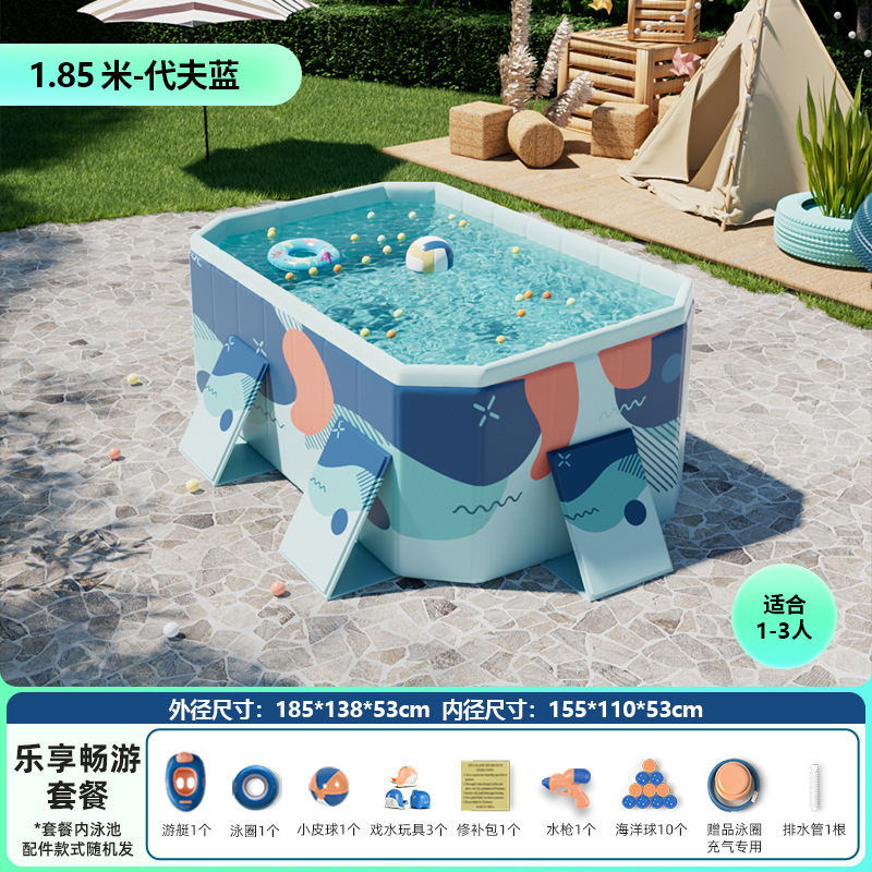 Kids Outdoor Wear - Piscina Plegable Sin Inflado, Extra Gruesa