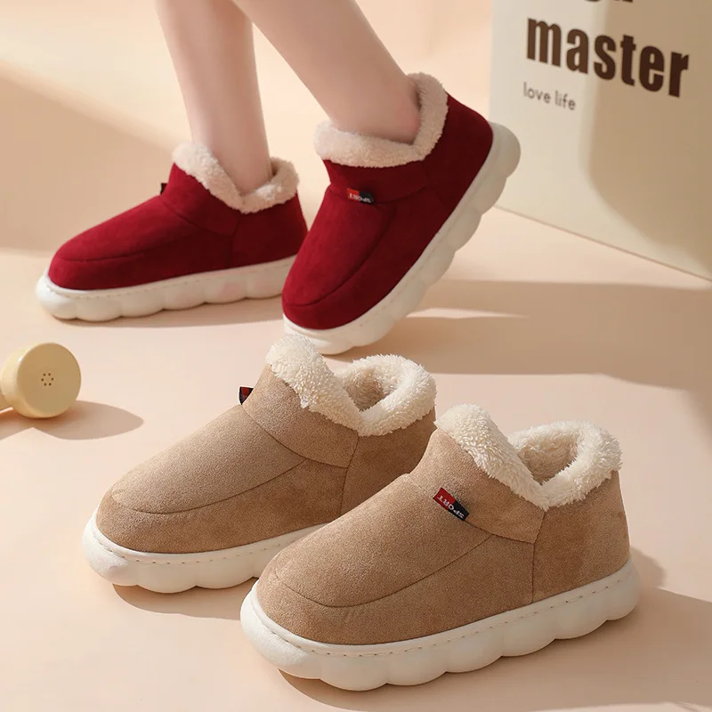 Kids Outdoor Slide - Zapatos de casa informales de invierno