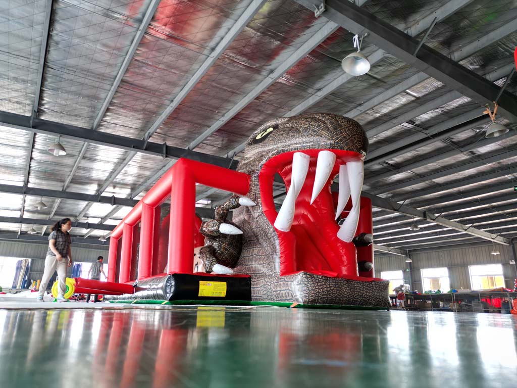 Kids Outdoor Obstacle Course - Castillo inflable comercial de PVC con