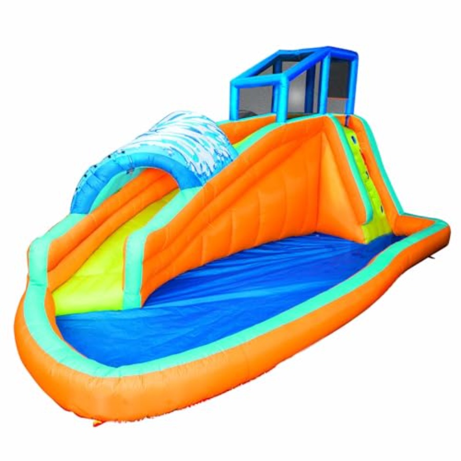 Kids Outdoor Tunnel - Tobogán acuático inflable para niños de