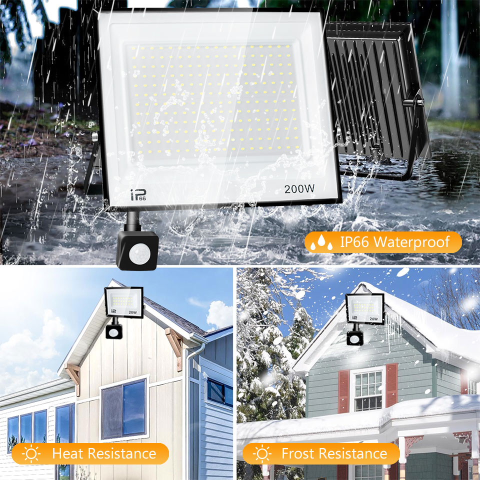 Reflector LED con Sensor de mo - Balance Beam Outdoor reseña y precio