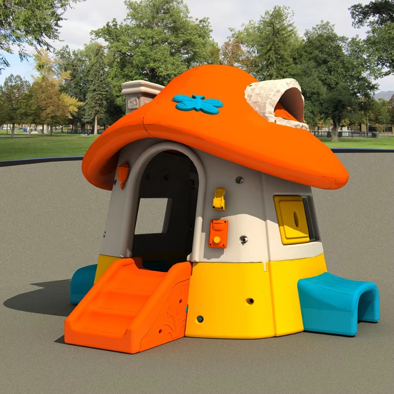 Casa patio trasero área de jue - Kids Outdoor Playhouse reseña y precio