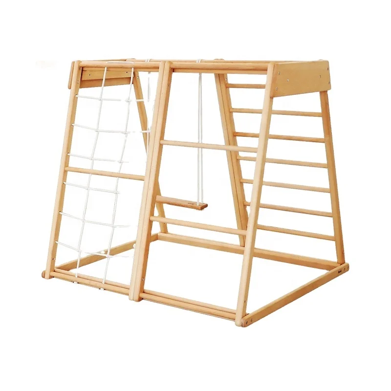 Escalera de Cuerda para Niños, - Kids Outdoor Wooden Climbing Frame reseña y precio
