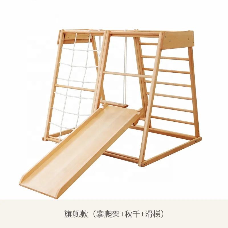 Escalera de Cuerda para Niños, - Kids Outdoor Wooden Climbing Frame reseña y precio