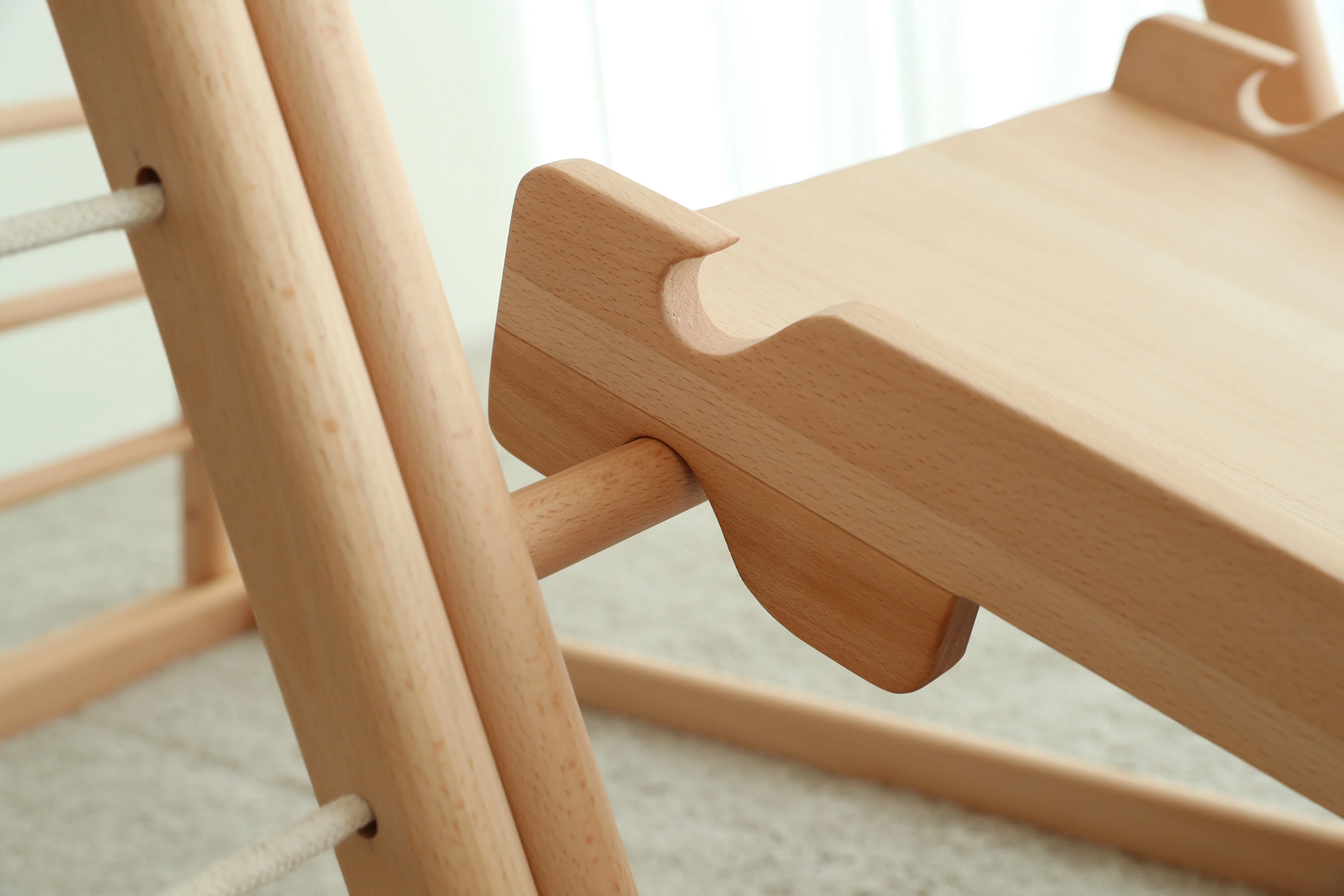 Escalera de Cuerda para Niños, - Kids Outdoor Wooden Climbing Frame reseña y precio