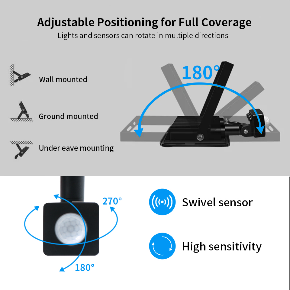Reflector LED con Sensor de mo - Balance Beam Outdoor reseña y precio