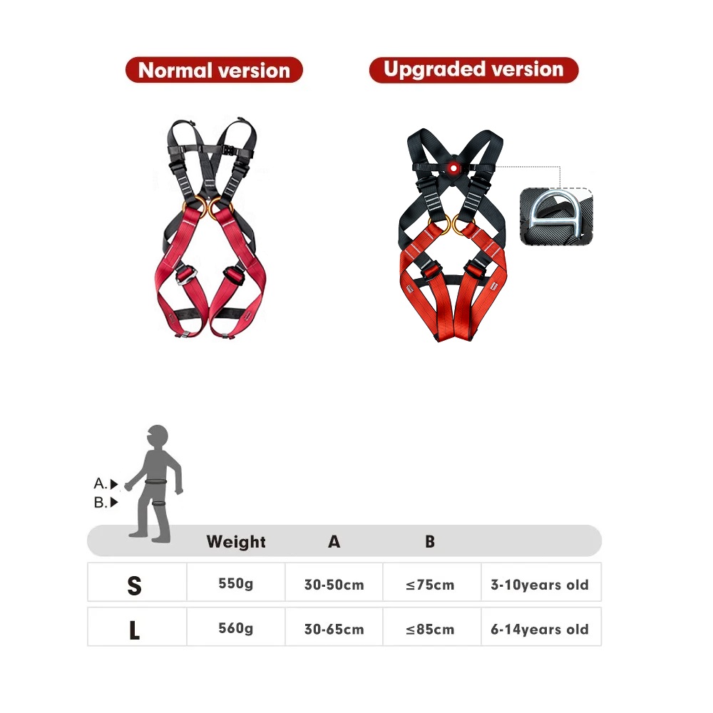 Arnés de cuerpo completo de ex - Kids Outdoor Gear reseña y precio