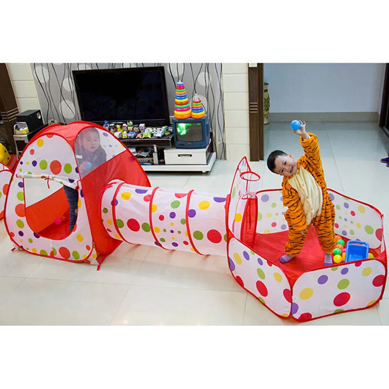 IMBABY-tienda plegable 3 en 1  - Kids Outdoor Tunnel reseña y precio