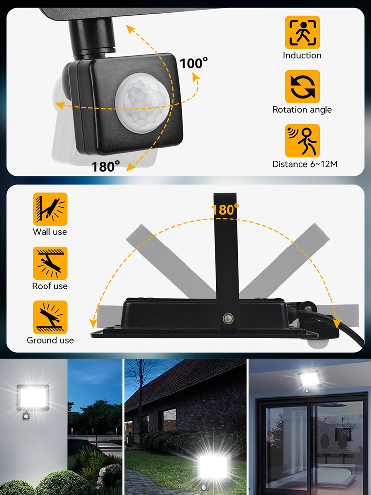 Reflector LED con Sensor de mo - Balance Beam Outdoor reseña y precio