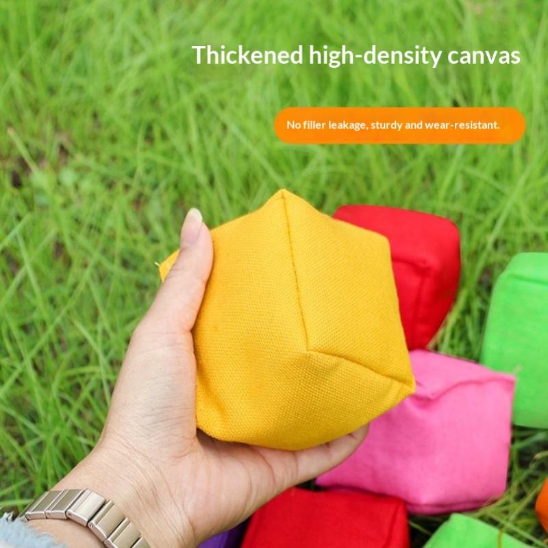 Mini bolsas de tela coloridas, - Kids Outdoor Bean Bag reseña y precio