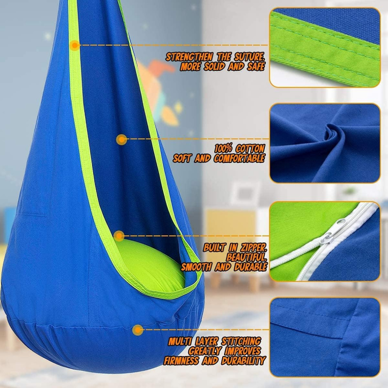 Columpio Colgante Tipo Hamaca  - Kids Outdoor Swing Chair reseña y precio