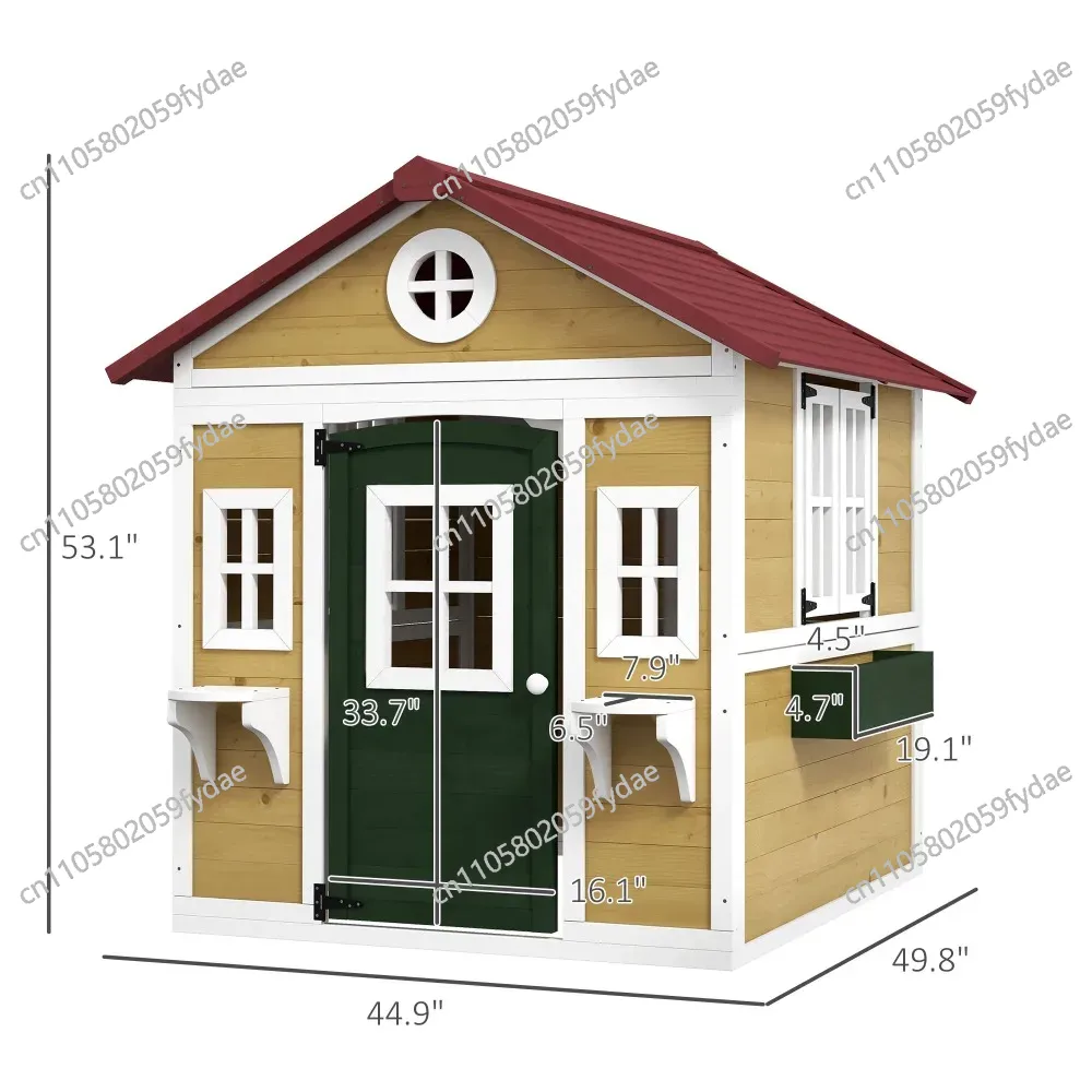 Casita de Juegos para Niños al - Kids Outdoor Playhouse reseña y precio