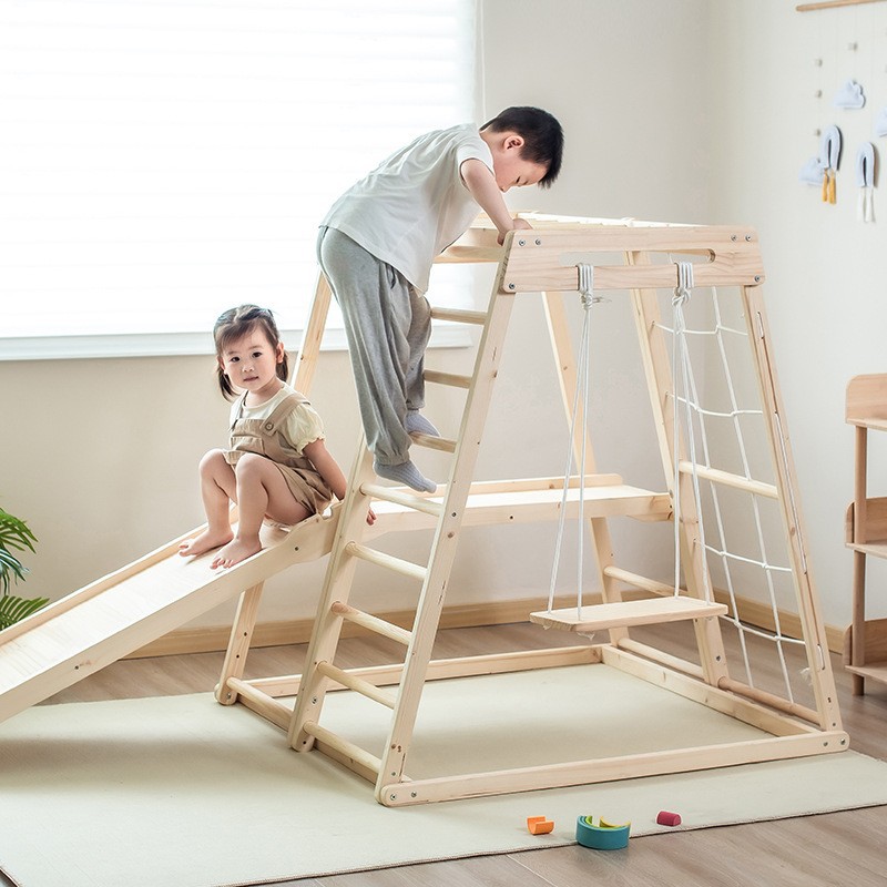 Estructura de Juego Infantil p - Kids Outdoor Wooden Climbing Frame reseña y precio