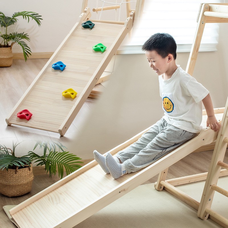 Estructura de Juego Infantil p - Kids Outdoor Wooden Climbing Frame reseña y precio