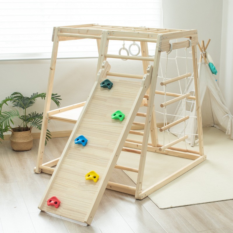 Estructura de Juego Infantil p - Kids Outdoor Wooden Climbing Frame reseña y precio