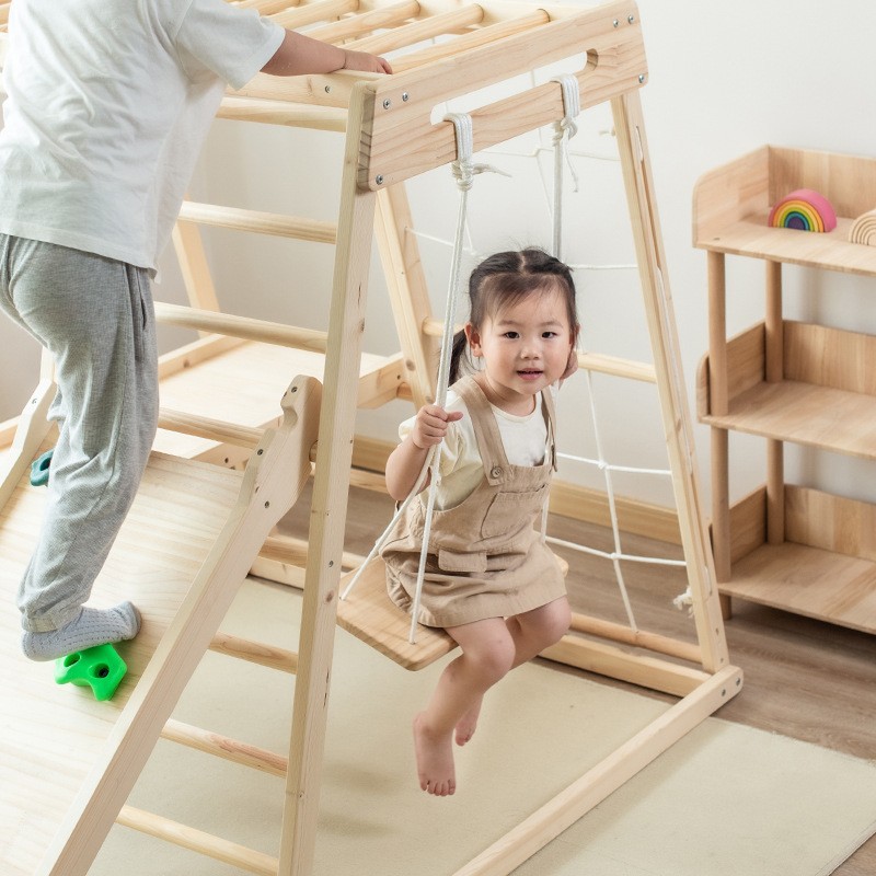 Estructura de Juego Infantil p - Kids Outdoor Wooden Climbing Frame reseña y precio