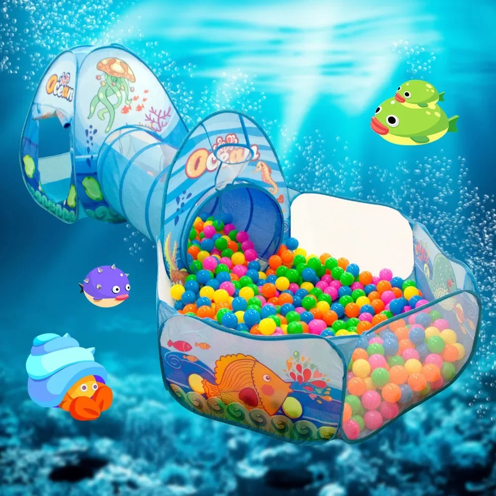Piscina de Pelotas para Niños, - Kids Outdoor Tunnel reseña y precio