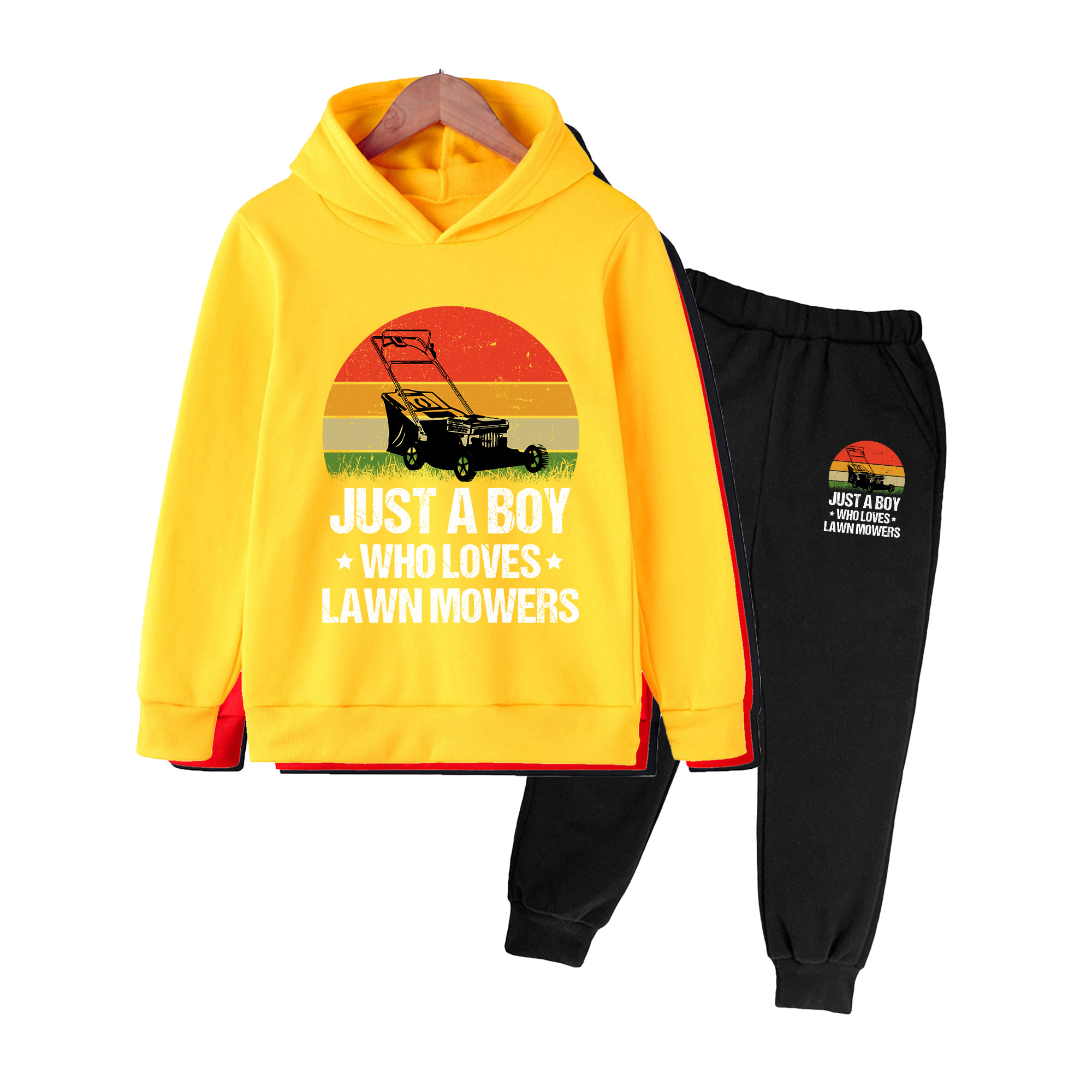 Conjunto de Sudadera con Capuc - Kids Outdoor Lawn Mower reseña y precio