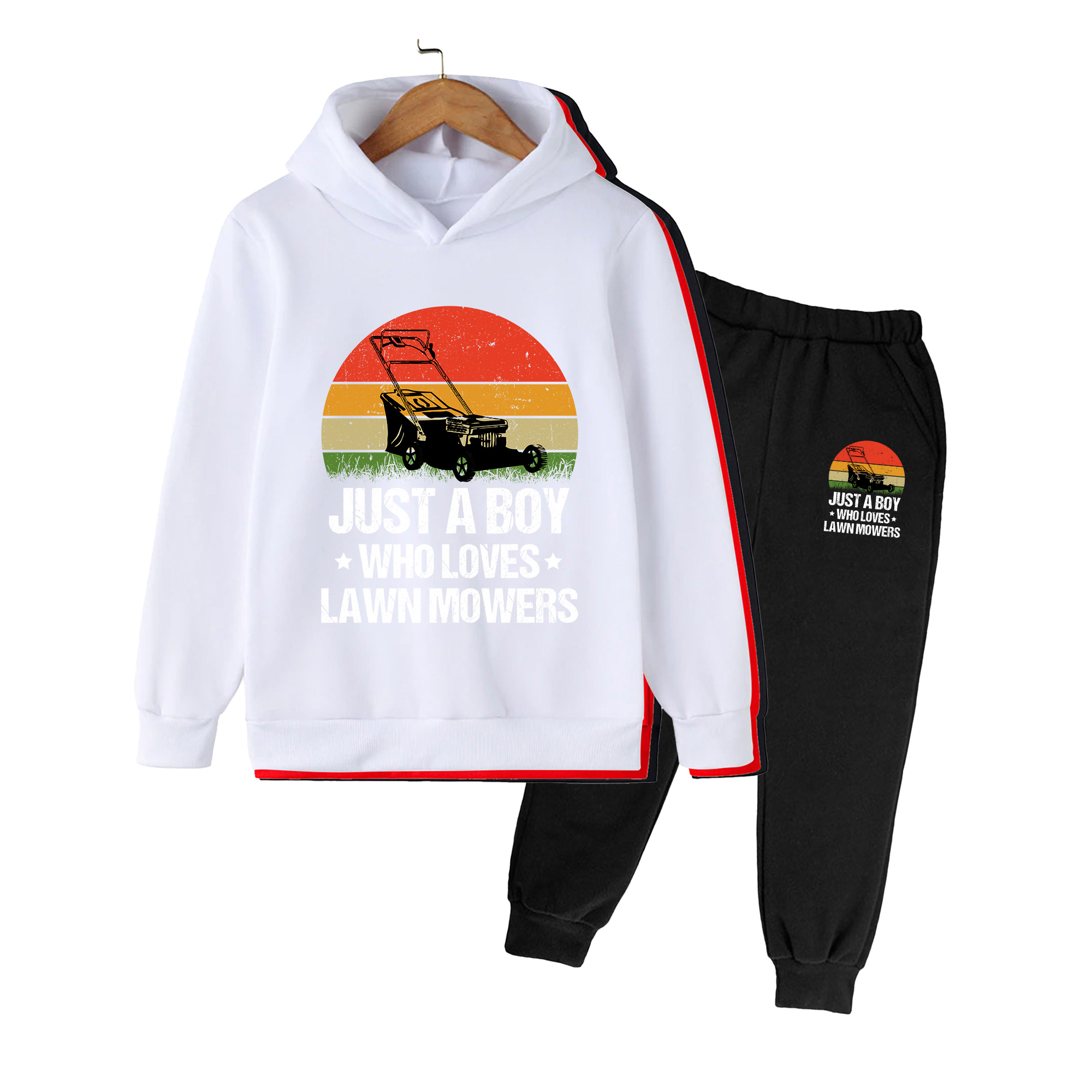 Conjunto de Sudadera con Capuc - Kids Outdoor Lawn Mower reseña y precio