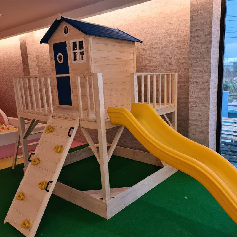 Casa de juegos grande, jardín  - Kids Outdoor Playhouse reseña y precio