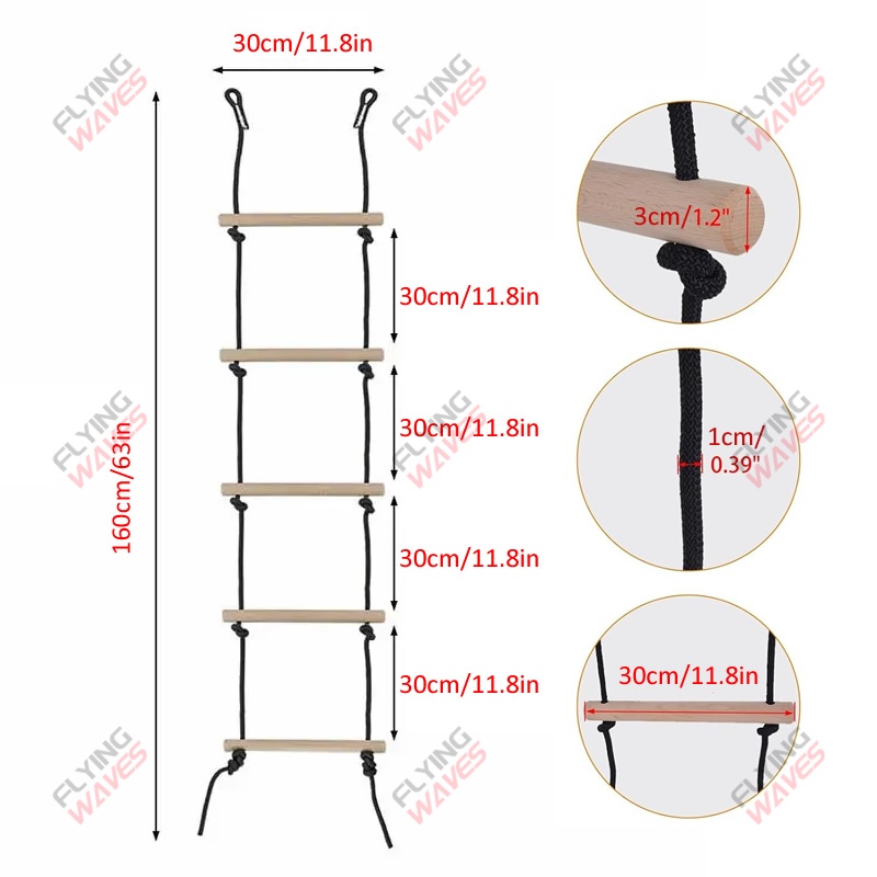 Escalera de cuerda de escalada - Kids Outdoor Gear reseña y precio