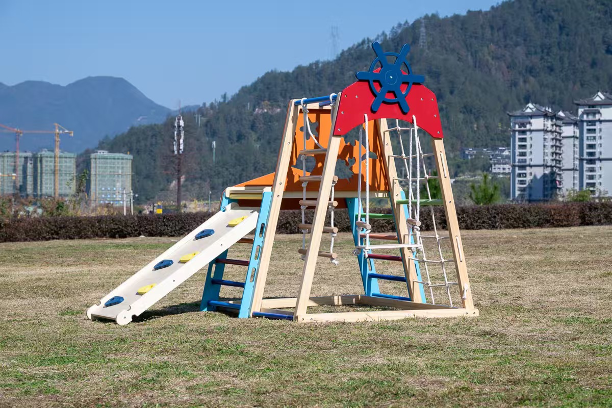 Estructura de Escalada Grande  - Kids Outdoor Wooden Climbing Frame reseña y precio
