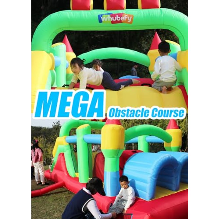 Casa de brinco inflable para e - Kids Outdoor Obstacle Course reseña y precio