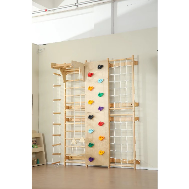 Barras de Escalada para Niños, - Kids Outdoor Wooden Climbing Frame reseña y precio