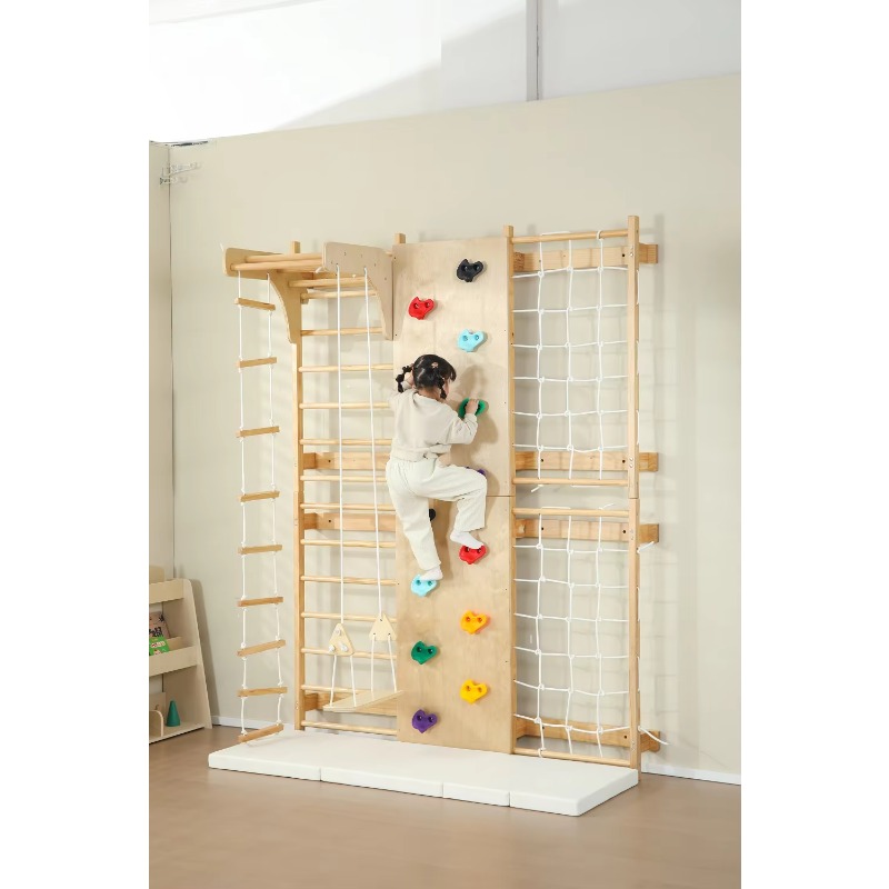 Barras de Escalada para Niños, - Kids Outdoor Wooden Climbing Frame reseña y precio
