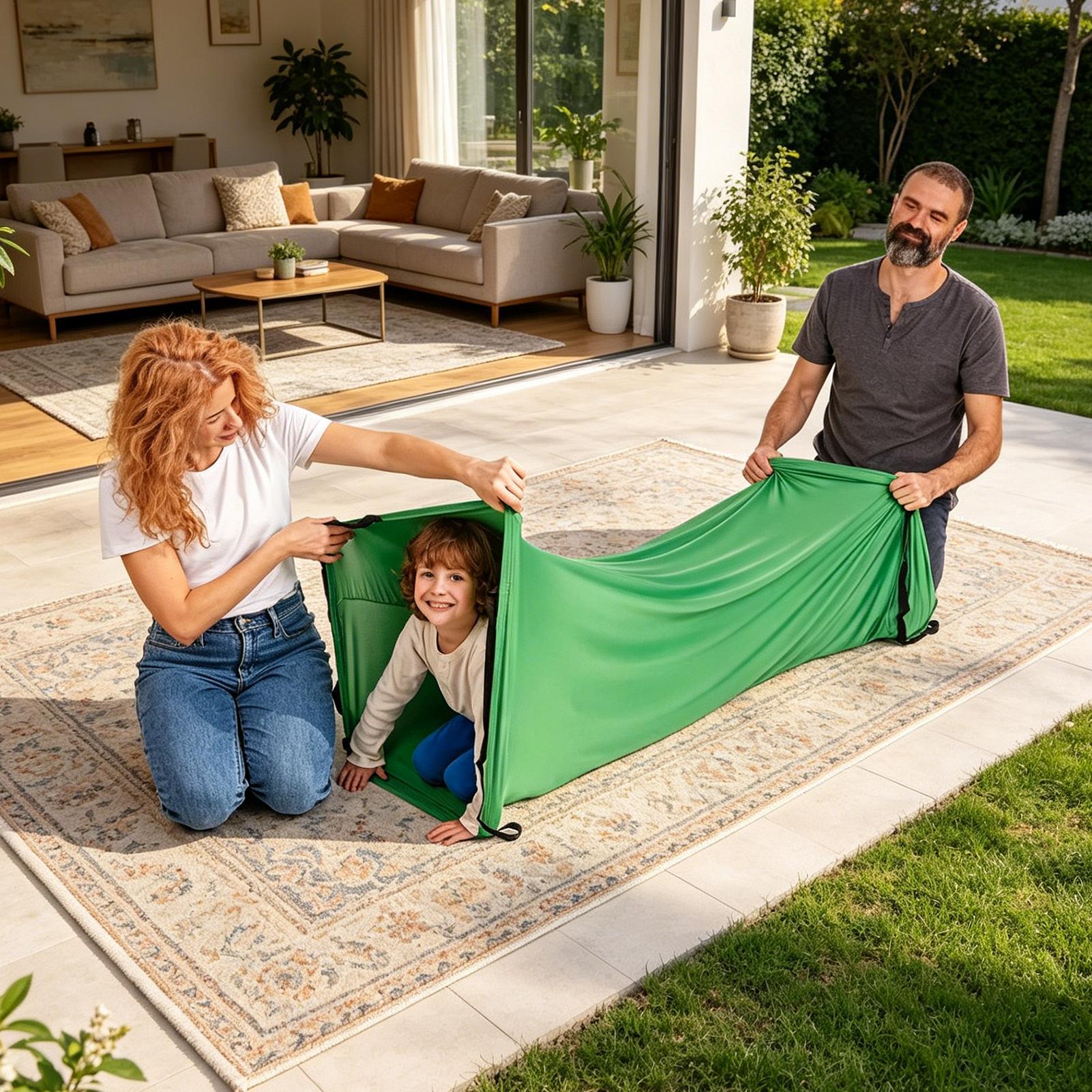 Túnel de tela lavable para niñ - Kids Outdoor Tunnel reseña y precio