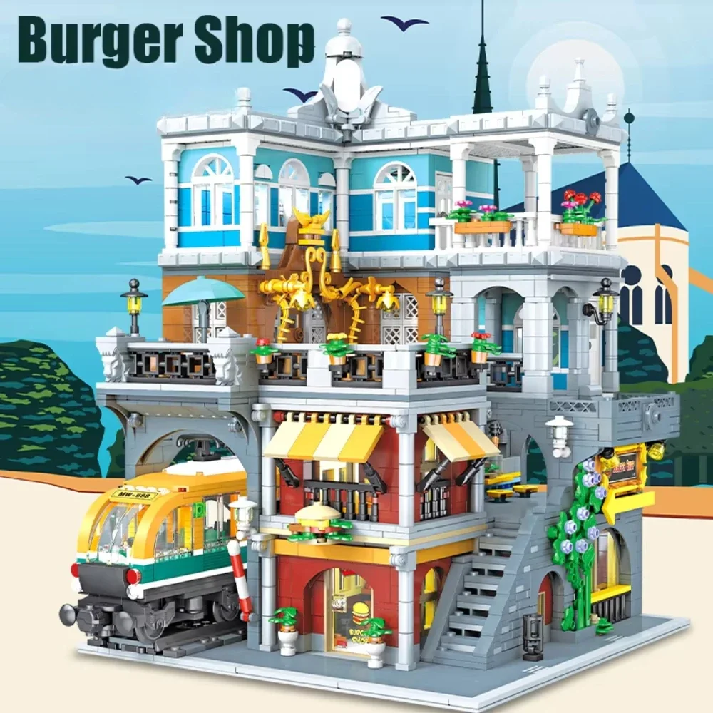 BurgerShop-juegos de bloques d - Lego Set City reseña y precio