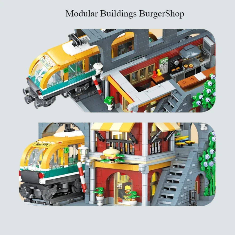BurgerShop-juegos de bloques d - Lego Set City reseña y precio