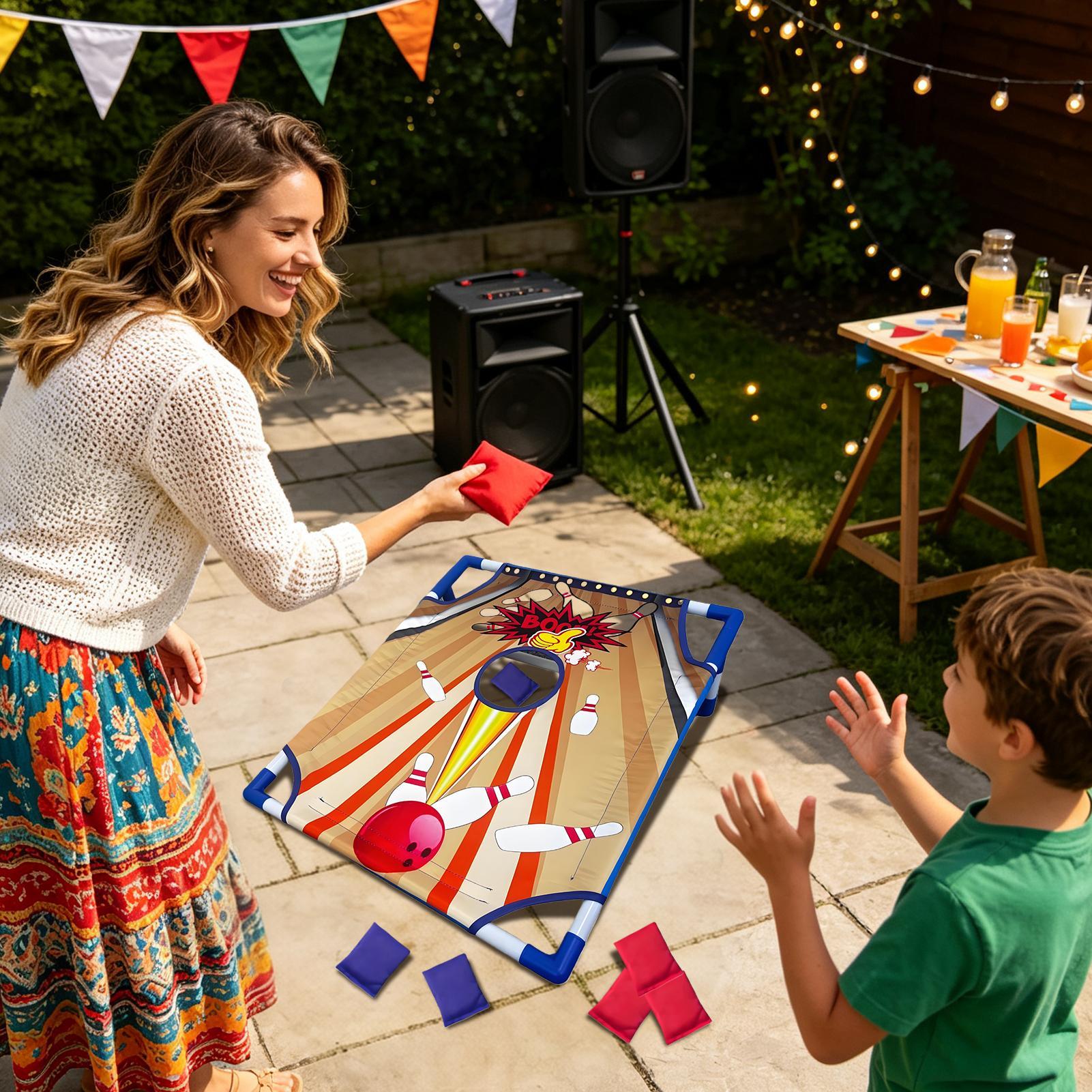 Juego de lanzamiento de bolsas - Kids Outdoor Bean Bag reseña y precio