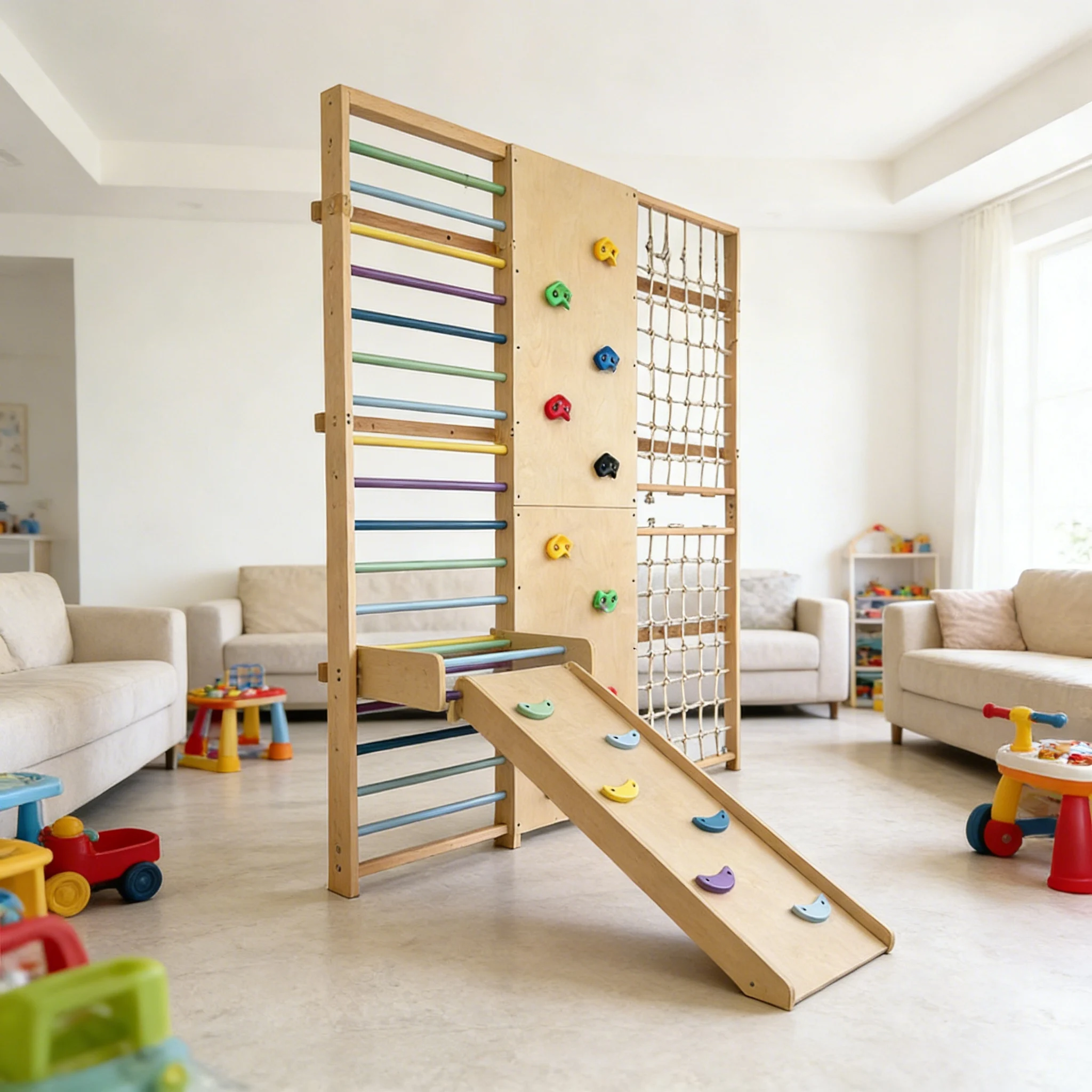 2026 Estructura de Escalada Pr - Kids Outdoor Wooden Climbing Frame reseña y precio