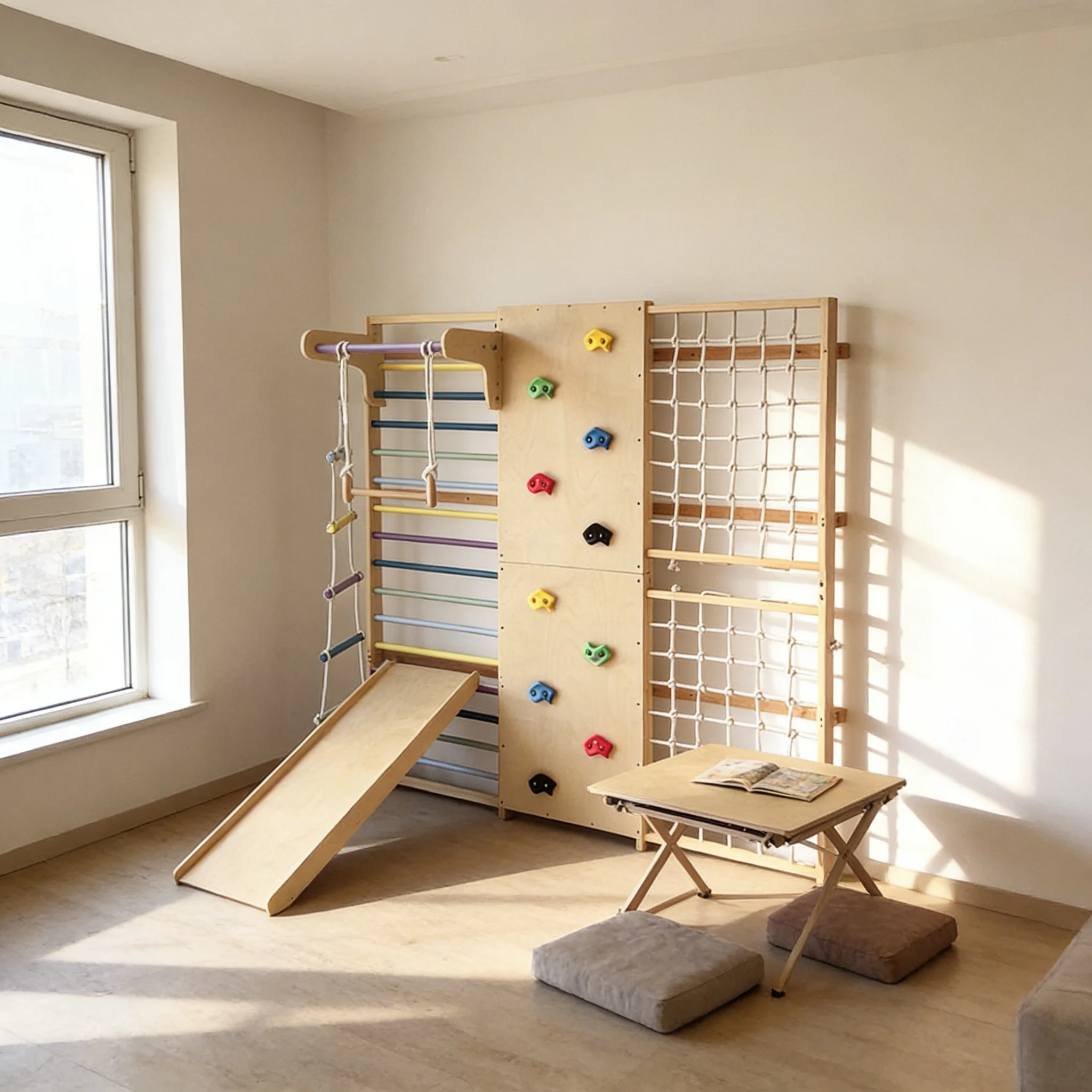 2026 Estructura de Escalada Pr - Kids Outdoor Wooden Climbing Frame reseña y precio