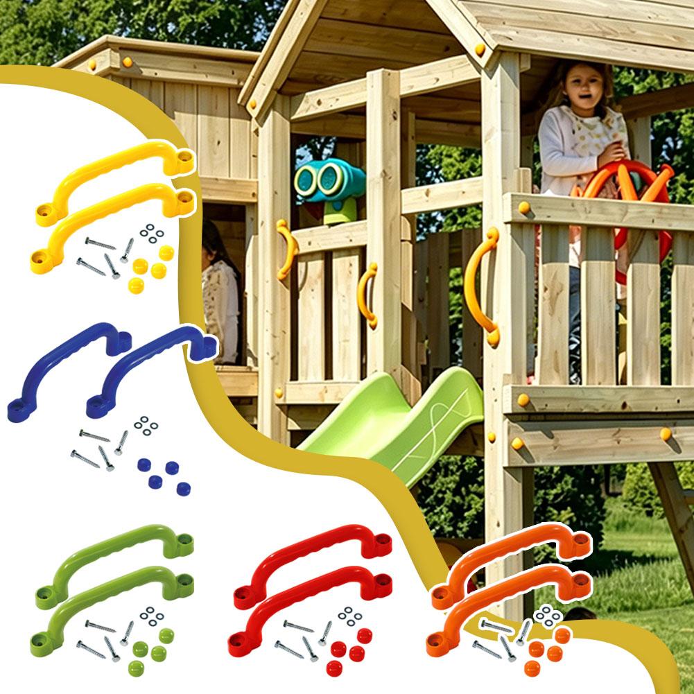 Manijas de seguridad para parq - Kids Outdoor Playhouse reseña y precio