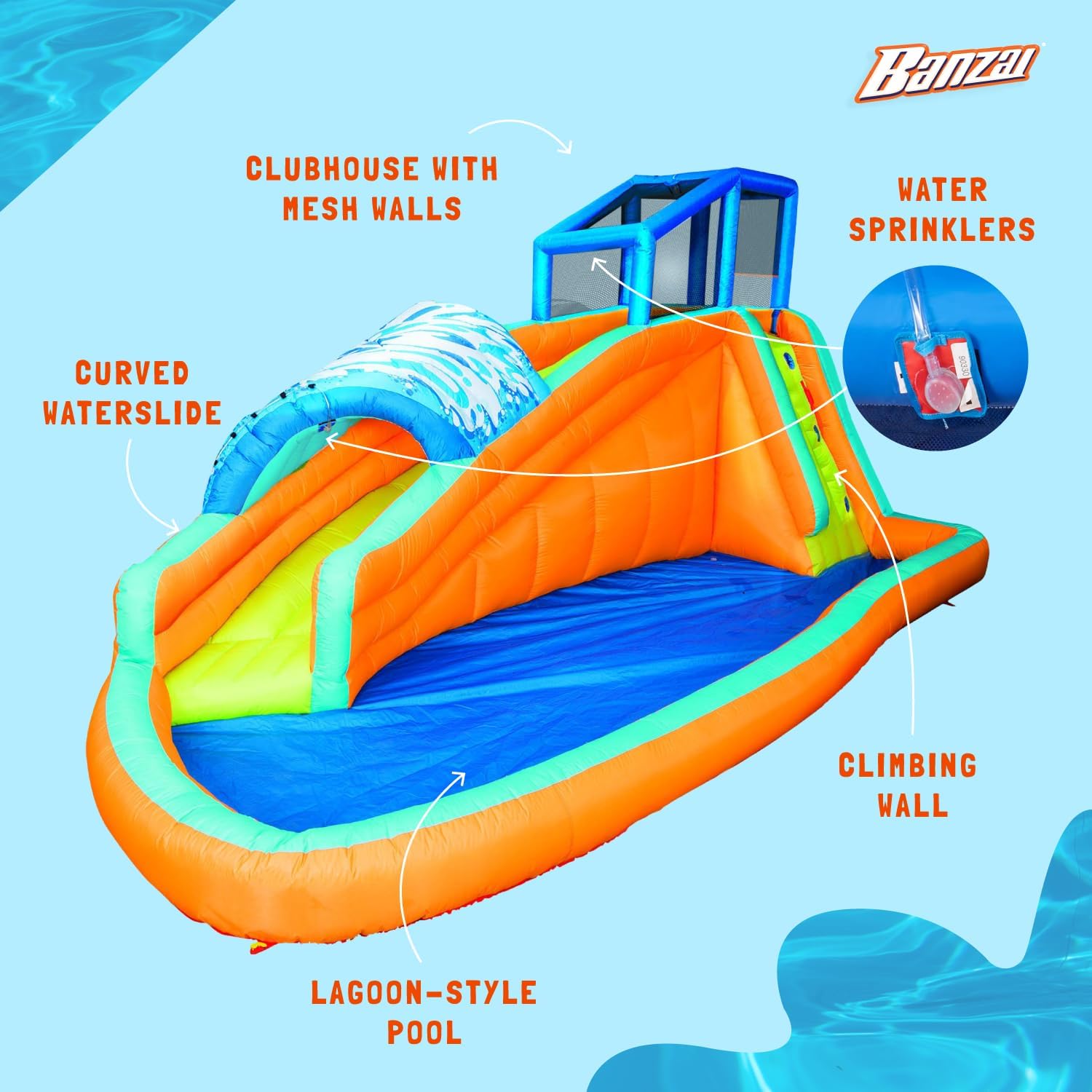 Parque Acuático Inflable Grand - Kids Outdoor Tunnel reseña y precio
