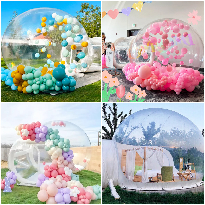 ​ Casa de burbujas inflable pa - Kids Outdoor Playhouse reseña y precio