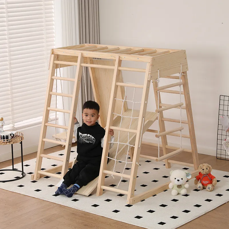 JMZ Parque Infantil de Madera  - Kids Outdoor Wooden Climbing Frame reseña y precio