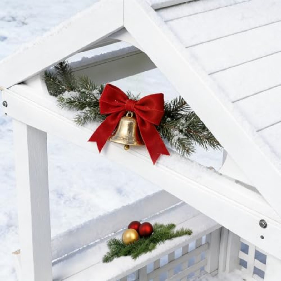 Casa de juegos de madera para  - Kids Outdoor Playhouse reseña y precio