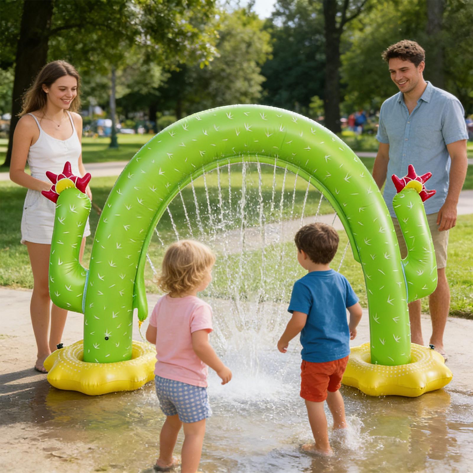 Aspersor Inflable de Cactus pa - Kids Outdoor Tunnel reseña y precio