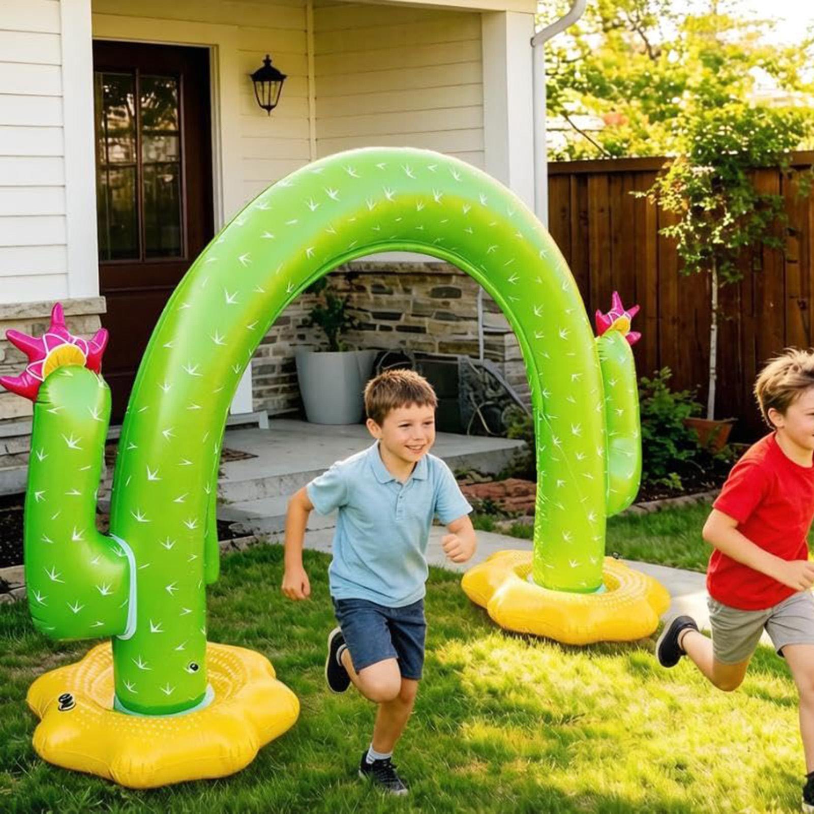 Aspersor Inflable de Cactus pa - Kids Outdoor Tunnel reseña y precio